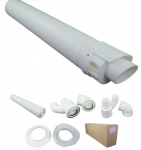 Коаксиальный дымоход 80х125 для конденсационного газового котла